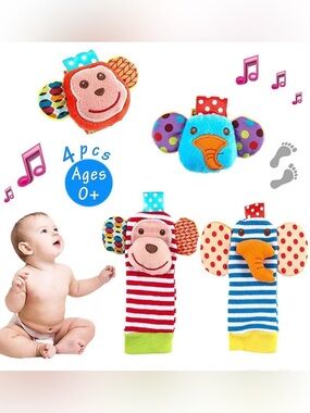 Yoyiker Baby Foot and Wrist Tattlers - new